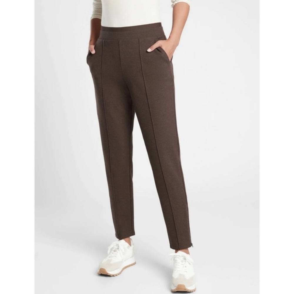 Athleta Venice heathered pintuck pants ST